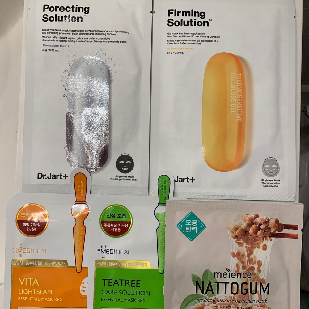 Dr.Jart and Mediheal face masks bundles